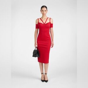 DIVALO TRANSYLVANIA Luxury Goth Designer Strappy Corset Frame Dress Size XS VGUC